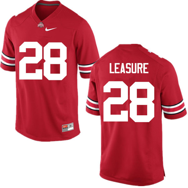 Ohio State Buckeyes #28 Jordan Leasure College Football Jerseys Game-Red